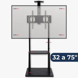 Soporte TV Grande Móvil Con Ruedas 32 a 75 Pulgadas 32 35 40 43 50 55 60 65 75