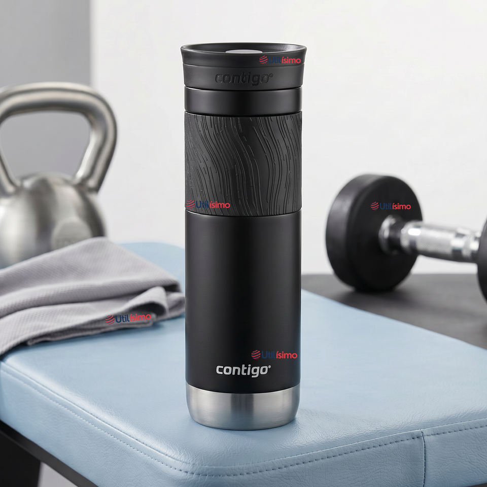 Vaso Termico Contigo Byron 2.0 Snapseal 710 Ml Negro Licorice Acero inoxidable