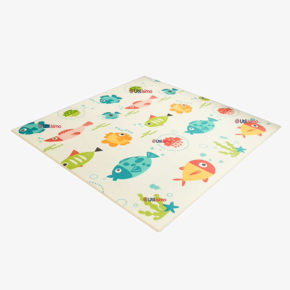 Alfombra Antigolpe Tapete Plegable Reversible para Bebés 200cm