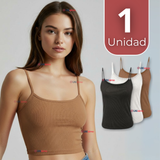 Polera Camiseta Pabilo Básica Lisa Elástica Algodón Mujer Colores Surtidos
