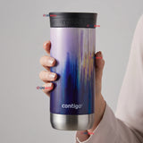 Vaso Mug Huron Couture Merlot Airbrush Térmico 473 Ml Contigo