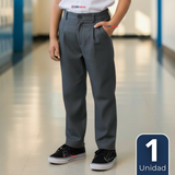 Pantalón Escolar Colegio Clásico Niño Gris