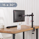 Soporte Monitor Escritorio Brazo Articulado 15 a 30 Pulgadas 15 17 19 22 24 27 28 29 30