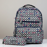 Mochila Escolar Con Estuche 46cm Poliéster Impermeable Niña Juvenil