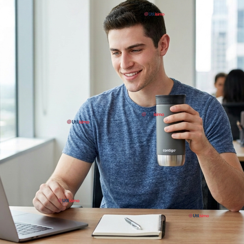 Vaso Térmico Contigo® Mug Huron Sake 473 ML Tecnología SNAPSEAL™
