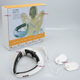 Masajeador Electro Estimulador Cervical Cuello Recargable 2 Electrodos