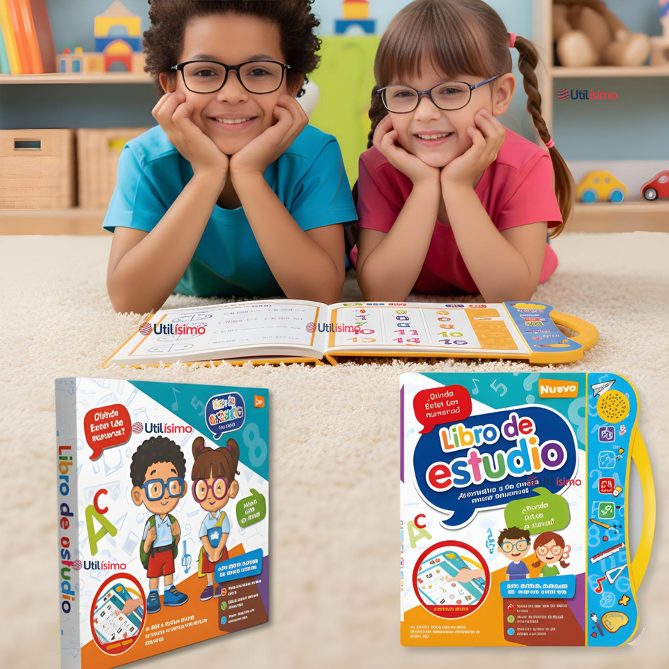 Libro Didáctico Interactivo Aprendizaje Bilingüe Juguete Para Niños
