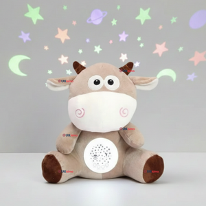 Peluche Vaca Espantacuco Con Luz Y Sonido Para Bebé Niño Niña