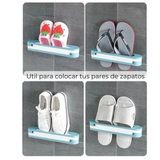 Organizador De Pared Plegable Zapatos O Toallero 3 En 1