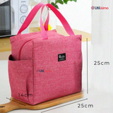 Lonchera Térmica Portátil Tela Oxford De Gran Capacidad con Aislamiento