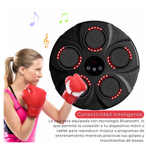 Máquina Boxeo Musical Bluetooth Recargable USB Entrenamiento Adultos Niños Pared