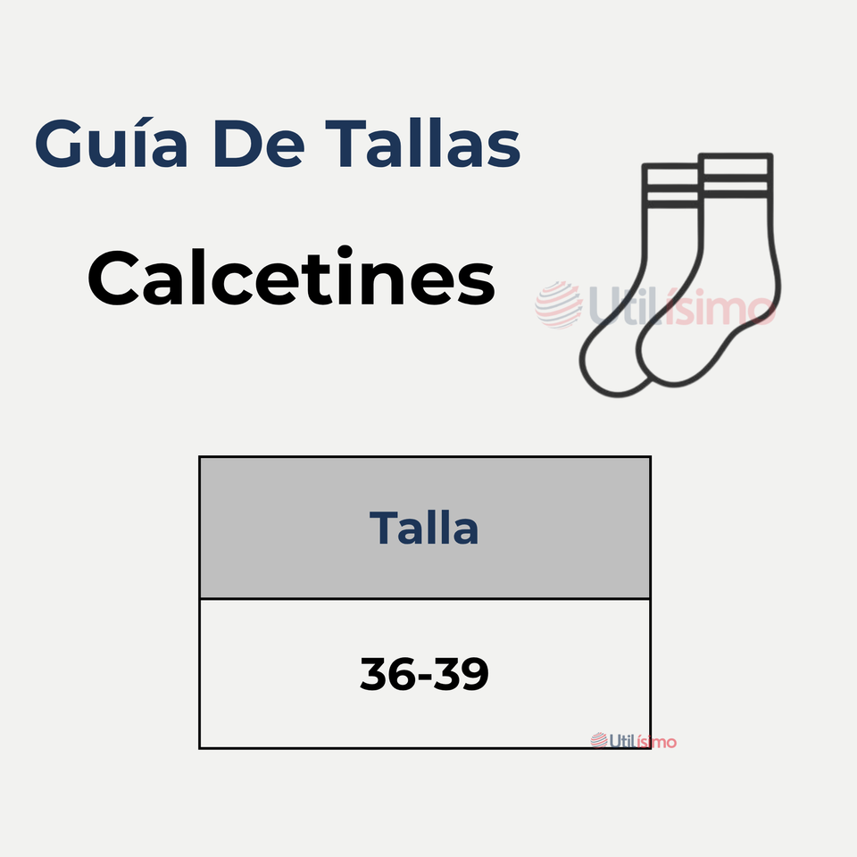 Pack 6 Pares Calcetines Antideslizantes Largos Hombre