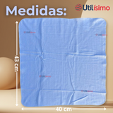 Set 3 Tutos Pañales Mantas 100% Algodón Para Bebés Niños