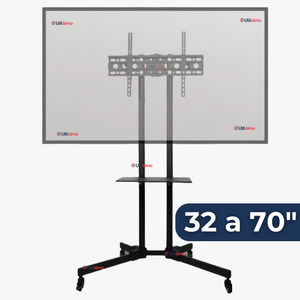 Soporte TV Grande Móvil Con Ruedas 32 a 75 Pulgadas 32 40 43 50 55 60 65 75