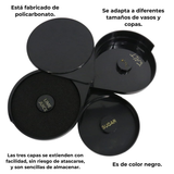 Escarchador De Copas Vasos Orillador Cócteles Micheladas 3 Bandejas