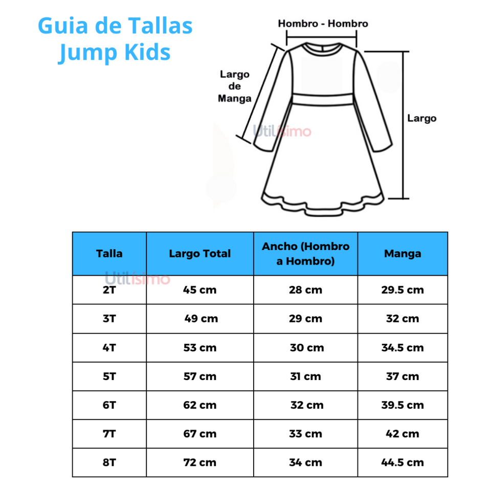 Vestido de Algodón Navidad Manga Larga Niña 2 a 7 años Renos Rojos