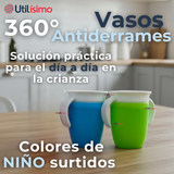 Vaso Taza 360° Antiderrame Para Bebés Y Niños 250ml