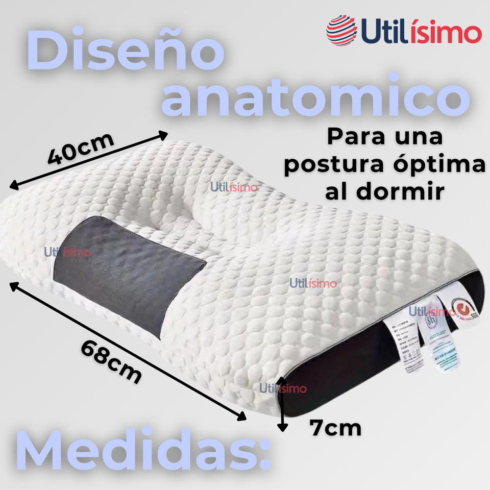 Almohada Ortopédica Ergonómicas Para Cuello y Cervical