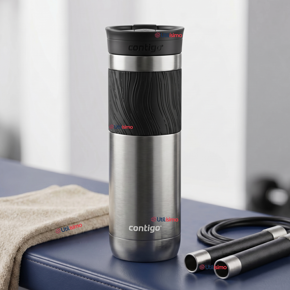 Vaso Térmico Contigo Byron Acero Inoxidable 2.0 Snapseal 710 Ml Plateado