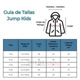 Cortaviento Impermeable Chaqueta Estampado Niño Y Bebé Jump Kids