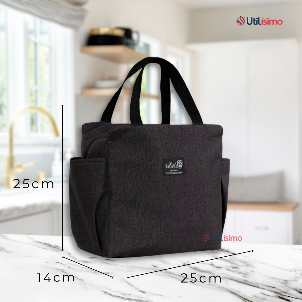 Lonchera Térmica Portátil Tela Oxford De Gran Capacidad con Aislamiento