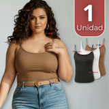 Polera Camiseta Pabilo Básica Lisa Elástica Algodón Mujer Colores Surtidos