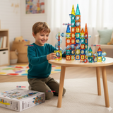 Juego Bloques De Construcción Magnéticos 3D 97 Piezas para Niño o Niña