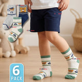 Pack 6 Pares Calcetines Toalla Niño Suaves Cálidos Invierno