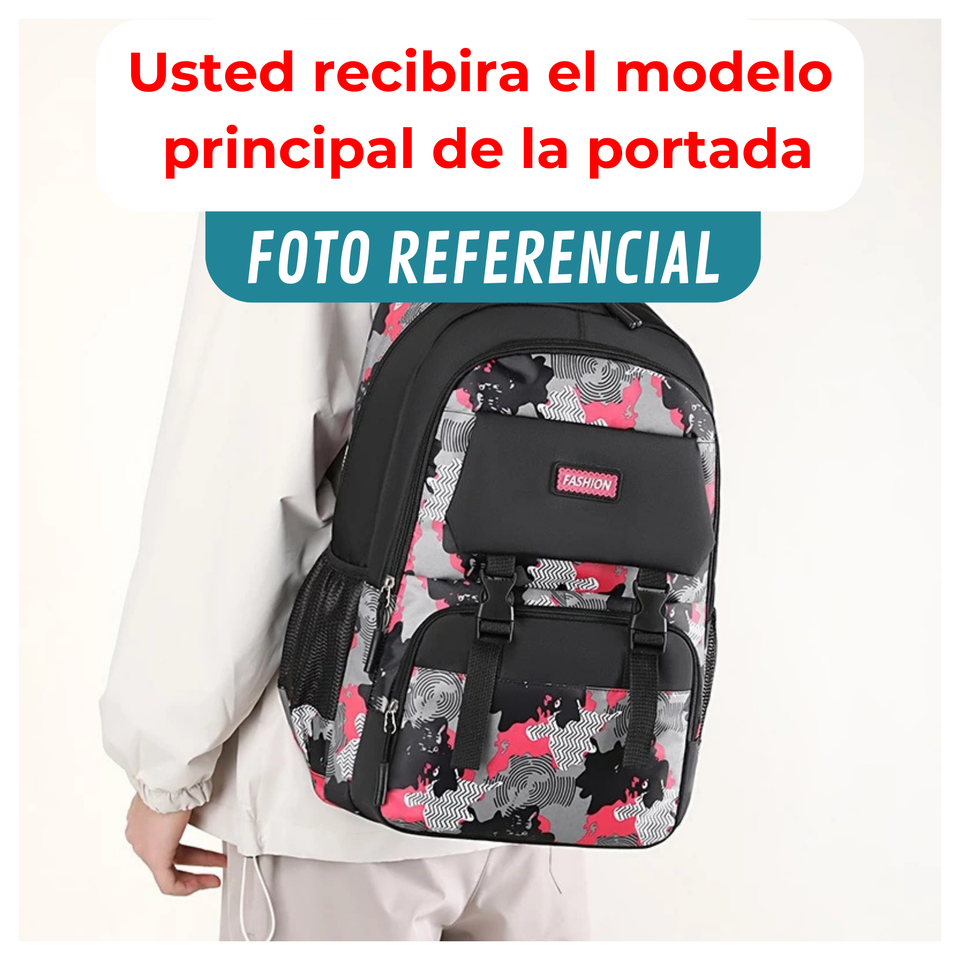 Mochila Escolar Juvenil Universitaria 47cm