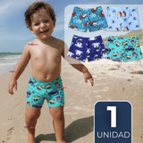Short De Playa Para Niños Traje De Baño Pantalón Corto Diseños Surtidos