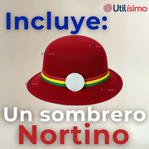 Sombrero Nortino Fiestas Patrias Gorro Niña Baile Danzas Rojo