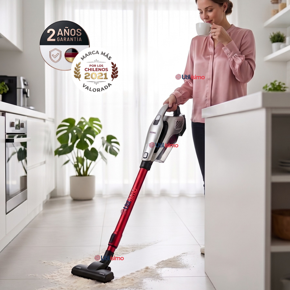 Aspiradora Barredora Thomas Th-1022c 2 En 1 Con Cable Color Rojo 600W