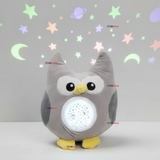 Peluche Búho Espantacuco Con Luz Y Sonido Para Bebé Niño Niña