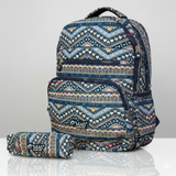 Mochila Escolar Con Estuche 46cm Poliéster Impermeable Niña Juvenil