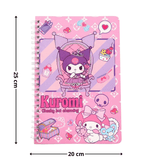 Pack 5 Cuadernos Universitarios Kuromi Marca Pro Arte Diseños Surtidos 100 Hojas