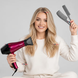 Secador De Cabello Profesional 3000W IRM Boquilla + 2  Peines