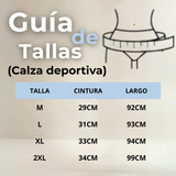 Calza Leggings Deportiva Tiro alto Con Faja Reductora Y Moldeadora Mujer