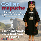 Collar Trapelacucha Mapuche Machi Aluminio Fiestas Patrias