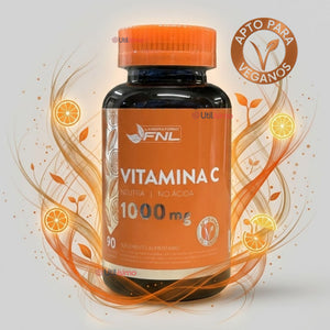 Vitamina C 1000mg Neutra - No Ácida 90 Cápsulas FNL