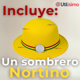 Sombrero Nortino Fiestas Patrias Gorro Niña Baile Danzas Amarillo