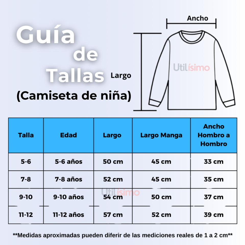 Pack 3 Primera Capa Escolar Bambú Invierno Camiseta Niña Cuello Redondo Polera