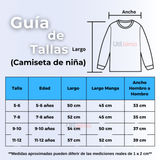 Pack 3 Primera Capa Escolar Bambú Invierno Camiseta Niña Cuello Redondo Polera