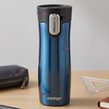 Vaso Térmico West Loop Azul Autoseal Contigo 591 Ml Azul Acero Inoxidable