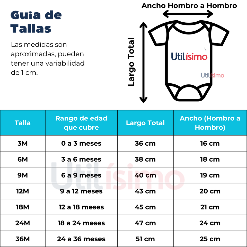 Pack 4 Bodys Niño Manga Corta Tedmimak 100% Algodón Blue Monster
