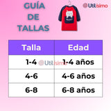 Pack 3 Delantal Infantil Niña Manga Larga Con Bolsillo Colores Surtidos