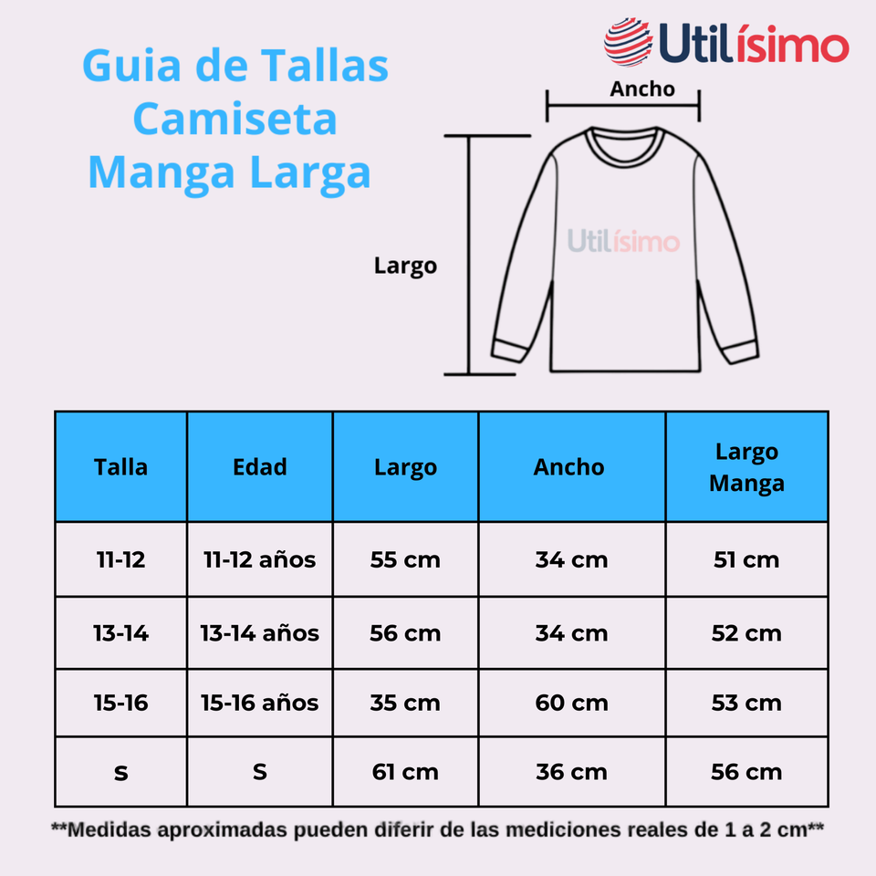 Camiseta Cuello Redondo Polar juvenil Colores Surtidos