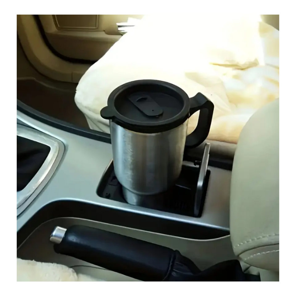 Termo Vaso Eléctrico 450ml Taza Auto Hogar