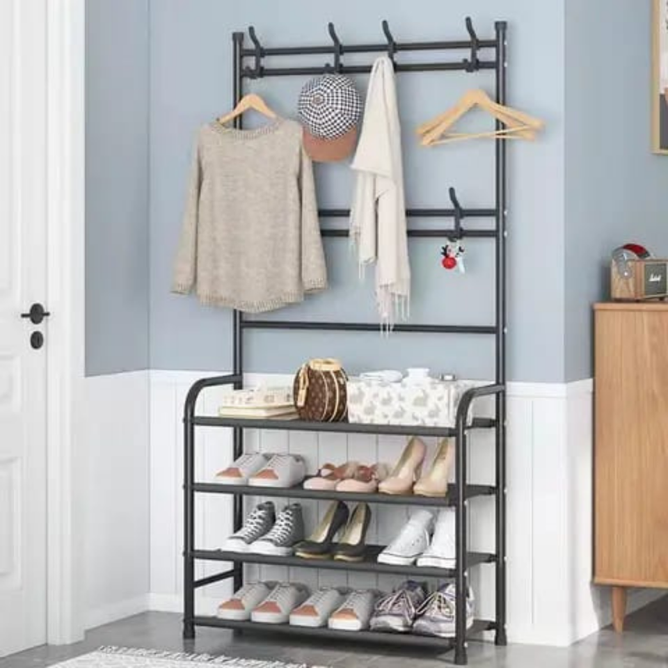 Zapatero Organizador 3 en 1 Zapatos Armario Perchero – Utilísimo