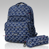 Mochila Escolar Con Estuche 46cm Poliéster Impermeable Niña Juvenil