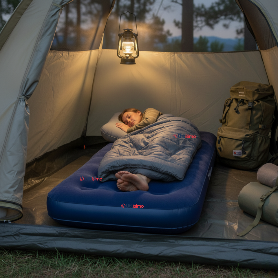 Colchón Inflable Individual 1 Plaza Camping Bestway